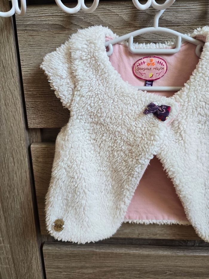 Vêtement Bébé Fille - Cardigan sans manches - Sergent Major - 24 mois 86 cm - photo numéro 2