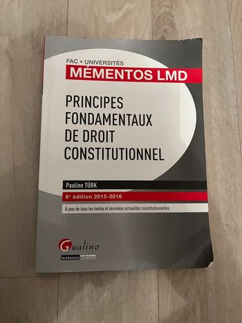 Livre droit constitutionnel