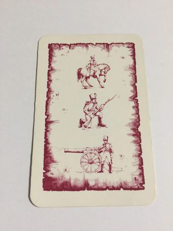 Carte armées pièce détachée jeu de société Risk la conquête du monde Parker #A54