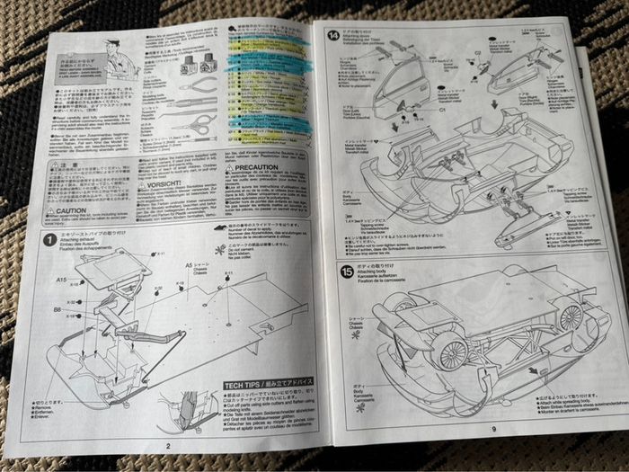 Maquette Tamiya - Opel Astra V8 Coupé 1/24 - photo numéro 10