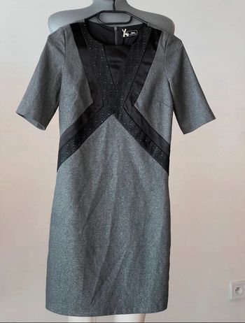 Robe "Sinéquanone" originale casual chic grise