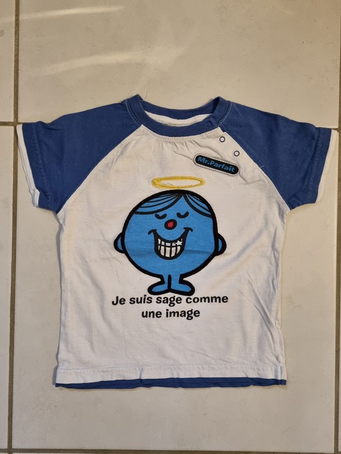 T-shirt Monsieur Madame 18 mois