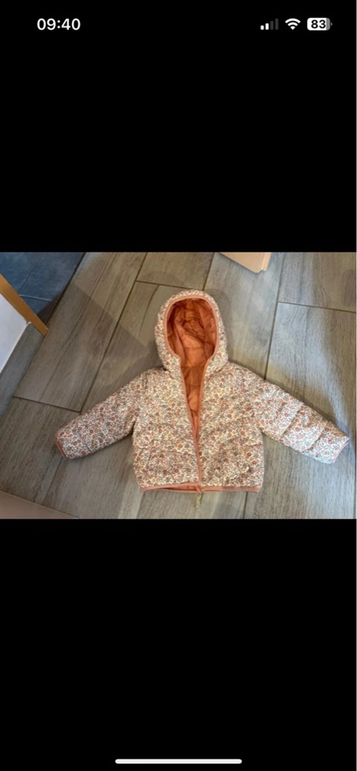 Doudoune réversible fille taille 3 ans