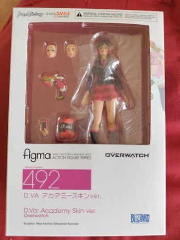 Figurine overwatch officielle D Va Figma 492 neuf