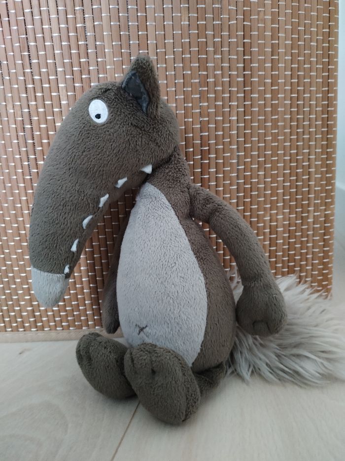 Peluche loup Auzou
