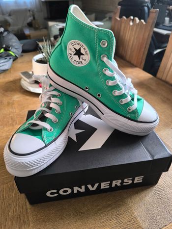 Baskets Converse vertes