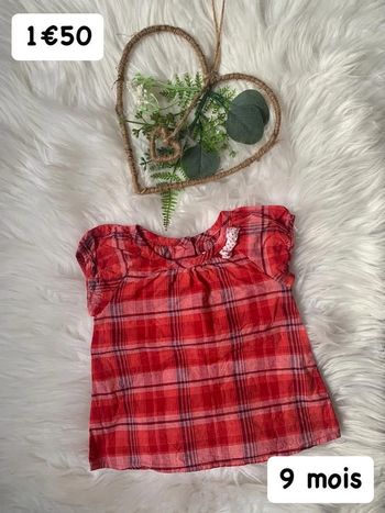 T-shirt 🎀 9 mois