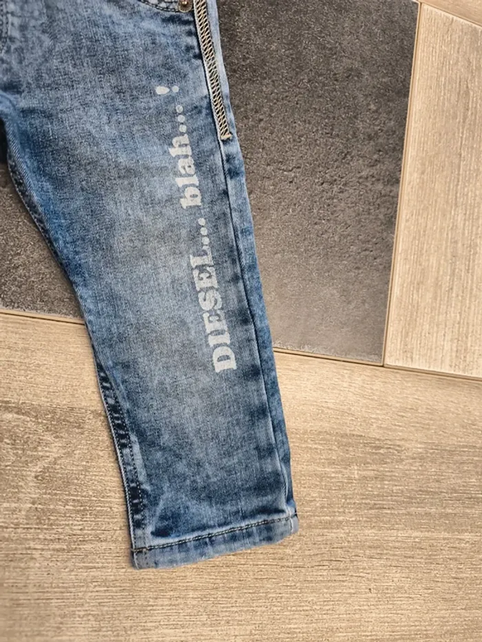 Pantalon jean souple garçon 18 mois Diesel - photo numéro 3