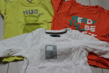 Lot 3 t-shirts à manches longues