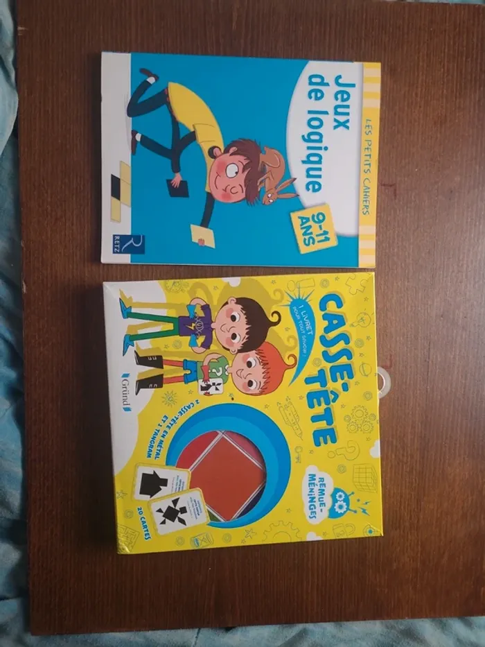 Casse tête et jeu de logique livre