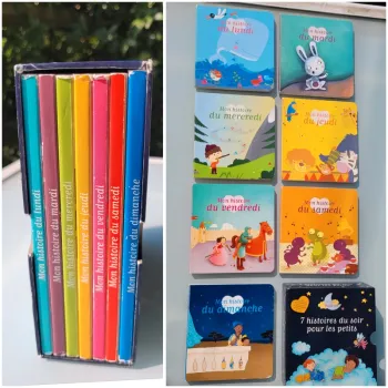 Coffret Une semaine en Histoire 🌜7 histoires du soir pour les petits 🌟