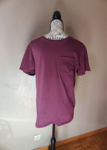 Tee shirt couleur prune Le temps des cerises taille L