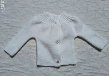 Bout'chou gilet brassière blanche mixte