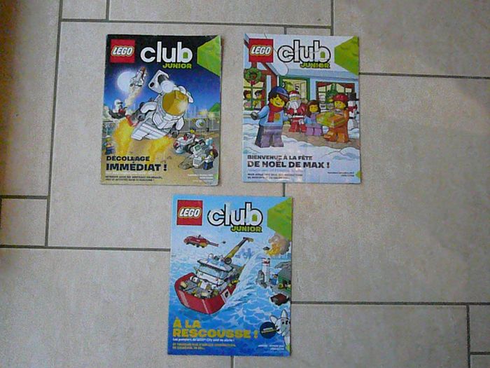 Lot de 3 magazines Lego Club Junior