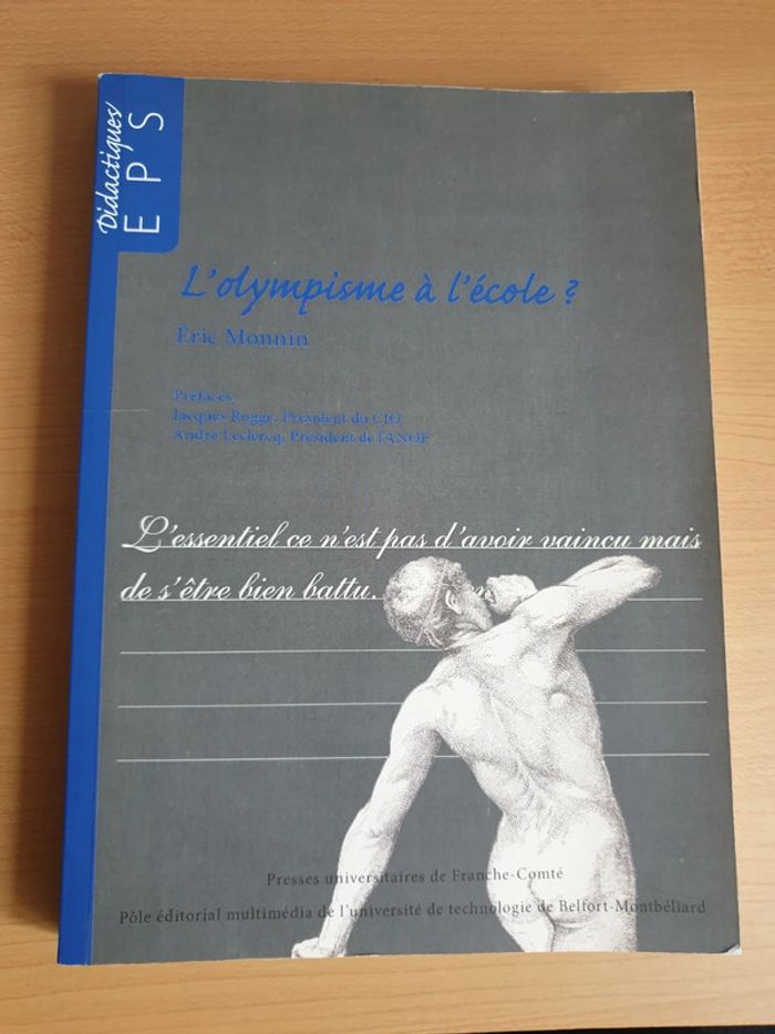 Livre L'Olympisme à l'école ?