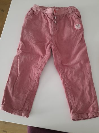 Pantalon velours 2 ans