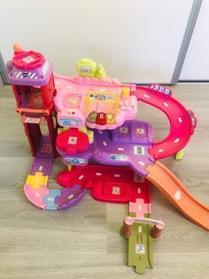 Garage auto tut tut bolides rose vtech - jeu fille - photo numéro 4