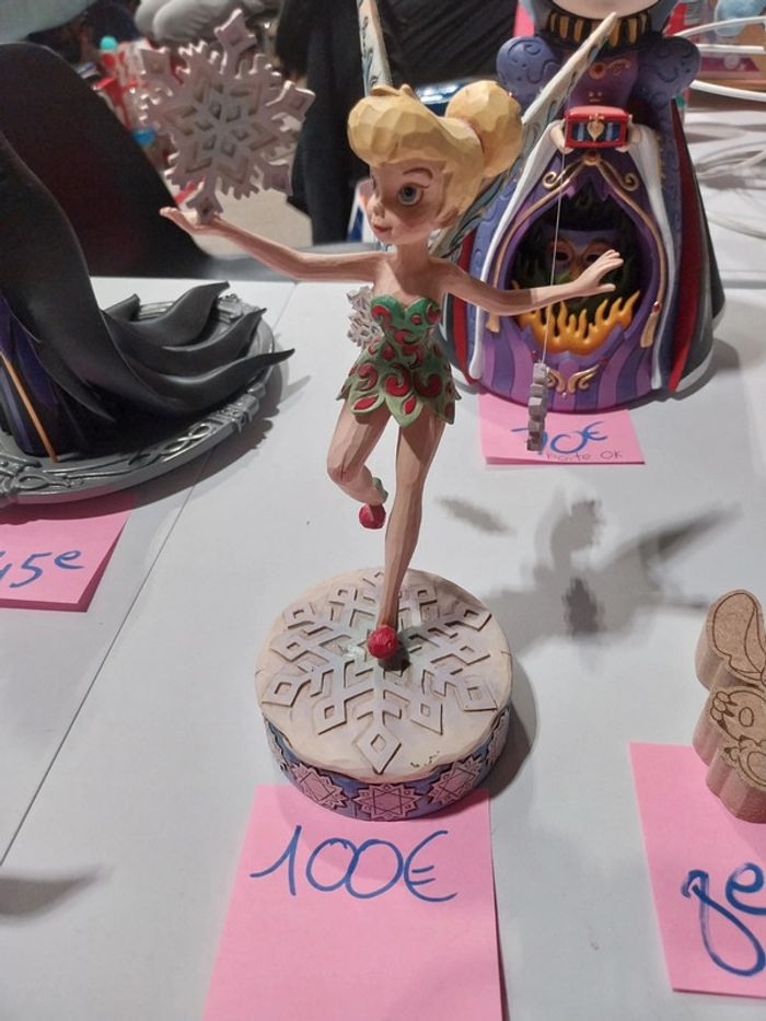 Figurine fee clochette flocon de neige - photo numéro 4