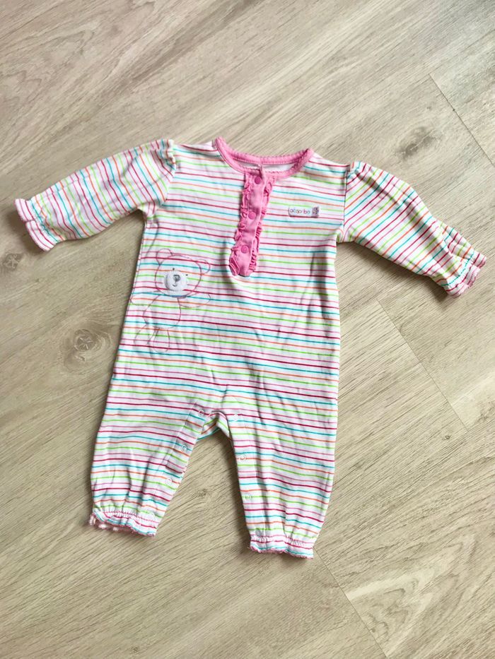 Lot de 2 pyjamas sans pieds 3-6mois - photo numéro 4