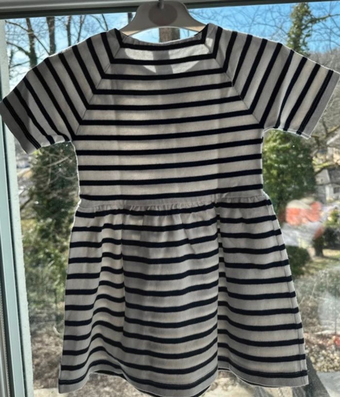 Petite robe marinière petit bateau taille 4ans - photo numéro 2