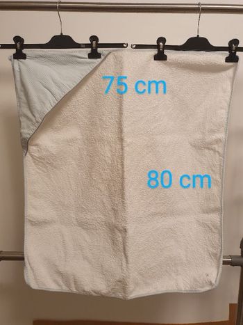 Serviette coton avec capuche pour bébé Okaïdi Okaidi