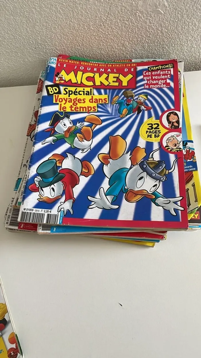 Lot de 15 magazines “Le Journal de Mickey” + 2 offerts + 1 “I Love English Kids” - photo numéro 3