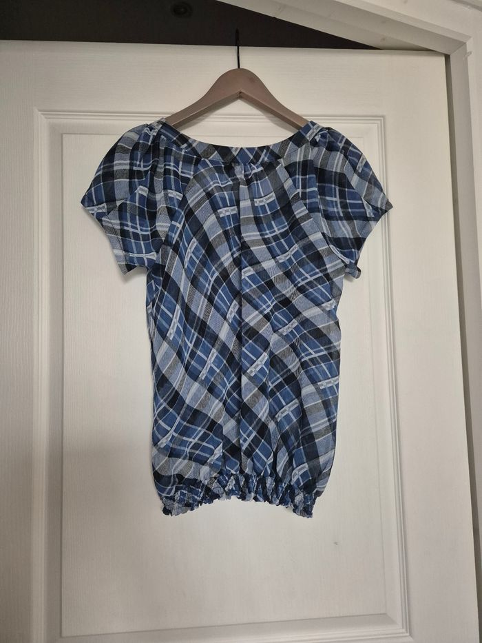 T shirt à carreaux - photo numéro 2