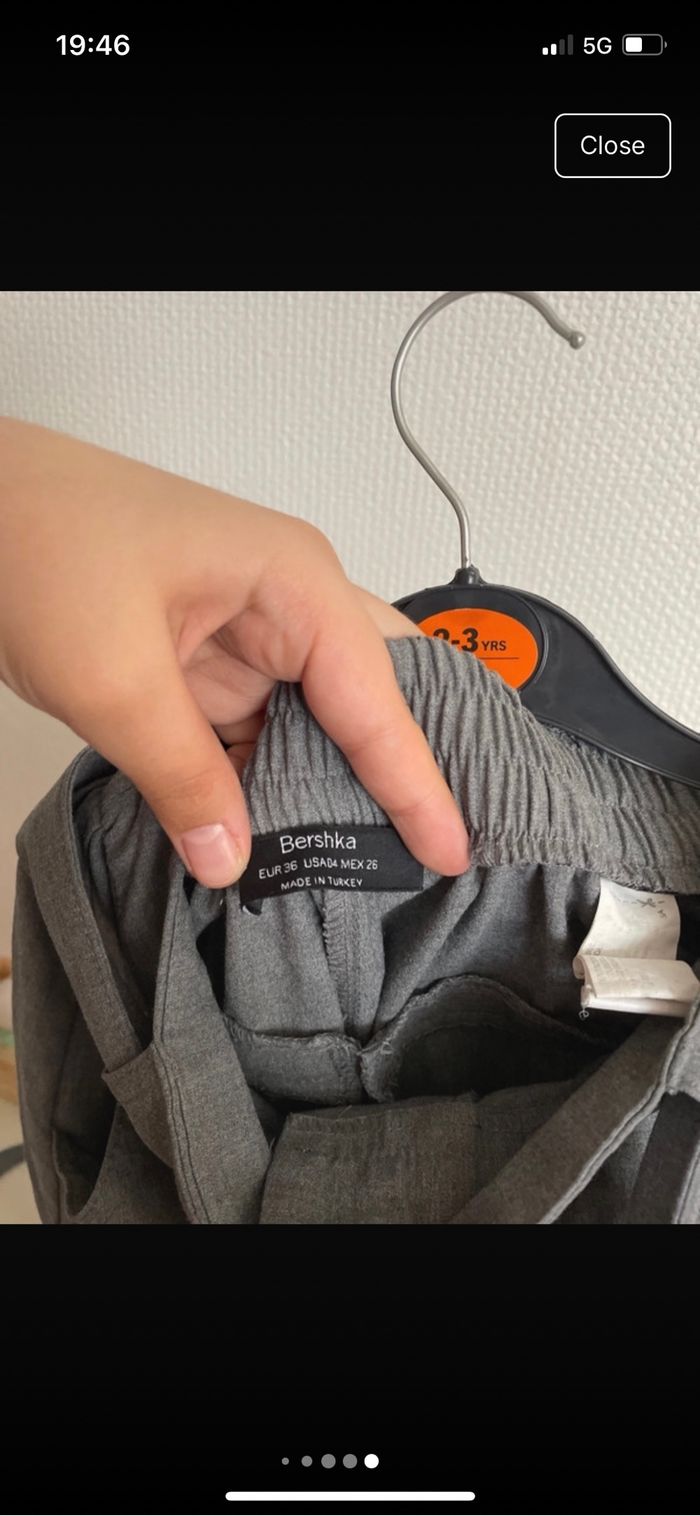 pantalon gris élégant - photo numéro 7