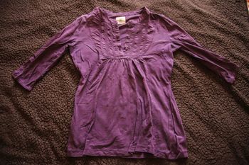 T-shirt manche 3/4 délavé H&M
