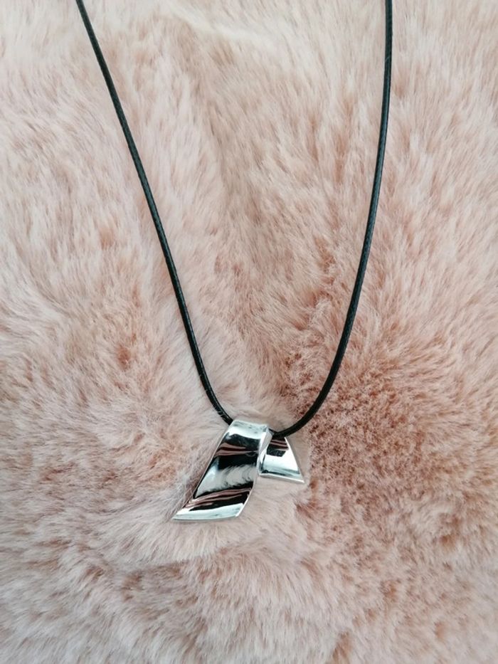 Pendentif en rodhium Pierre Lang