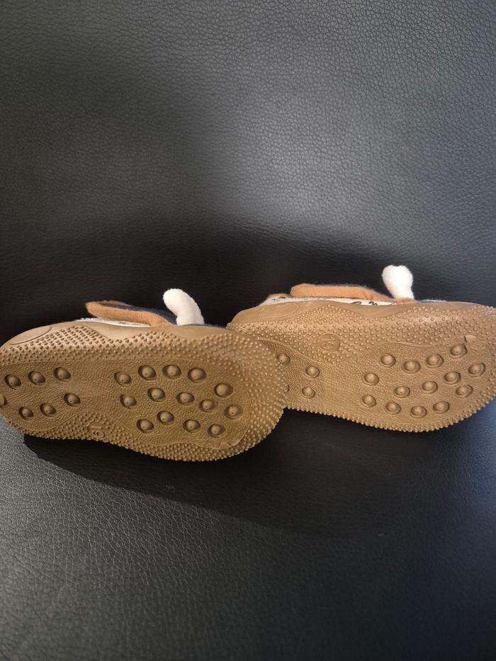 Chaussons botillons brodé ours et oreilles en relief - photo numéro 4