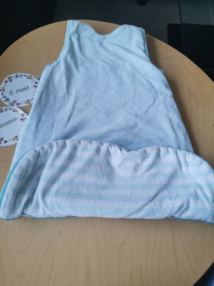 Turbulette bebe bleu ciel 0/6mois kiabi - photo numéro 4