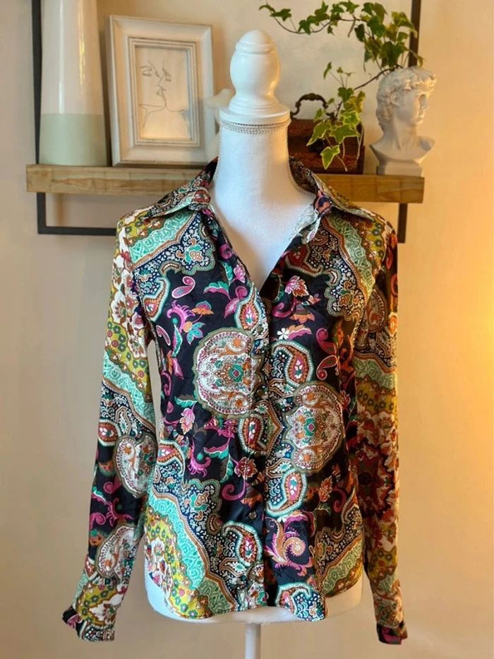 Chemise fluide imprimé Nafnaf - Taille 34