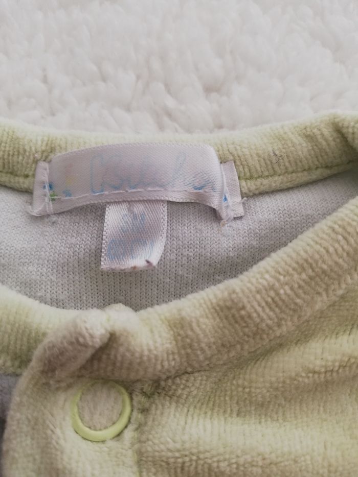 Pyjama une pièce Kitchoun garçon 3 mois - photo numéro 2