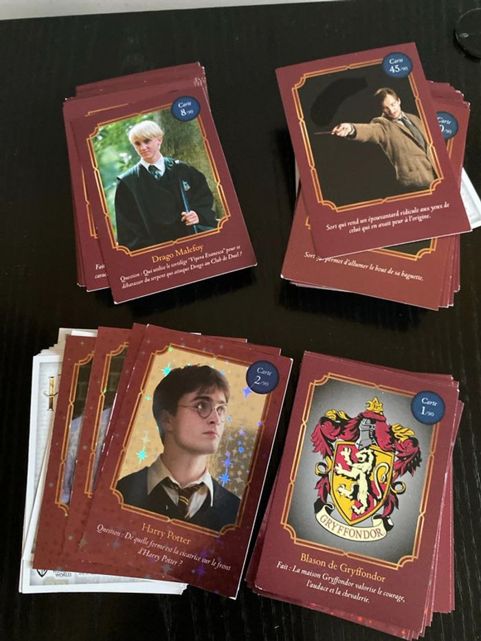 Lot cartes Harry Potter