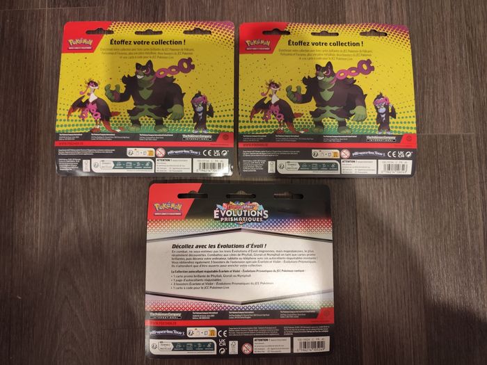 Lot Tripacks duopacks cartes Pokémon boosters Evolutions Prismatiques EB9 stars etincelantes - photo numéro 2