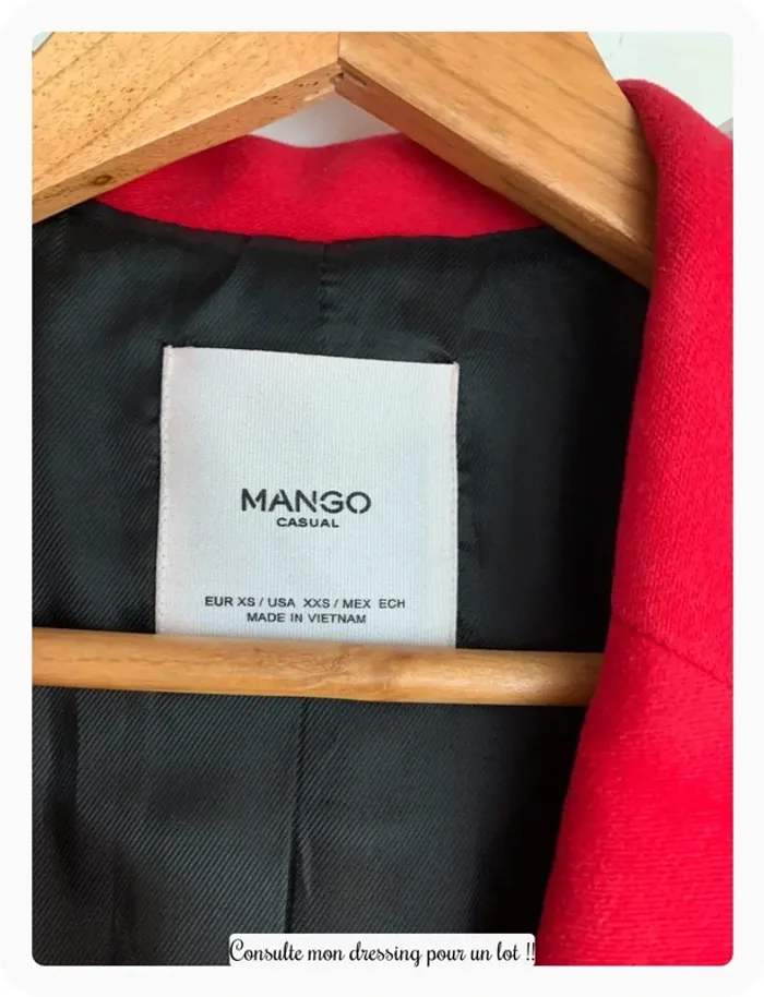 Manteau veste longue Mango - photo numéro 2