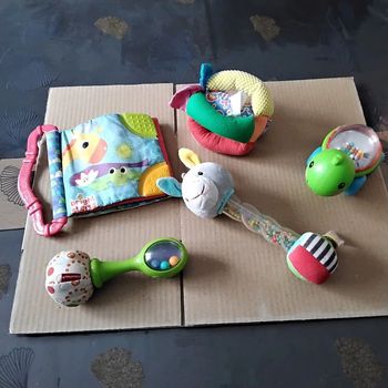 Lot de 5 jouets eveil bébé