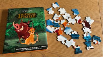 Livre puzzle Le Roi Lion
