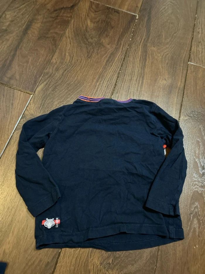 T-shirt à manches longues en coton motif tigre S.Oliver Taille 92-98 cm - photo numéro 5