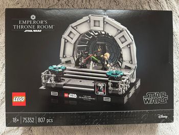 LEGO 75352 Diorama de la salle du trône de l’Empereur Star Wars Dark Vador obi wan kenobi