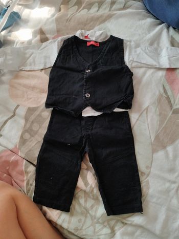 Ensemble chemise manches longues