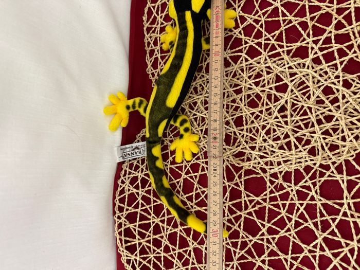 Hansa - Peluche Salamandre Jaune/Noire - photo numéro 3