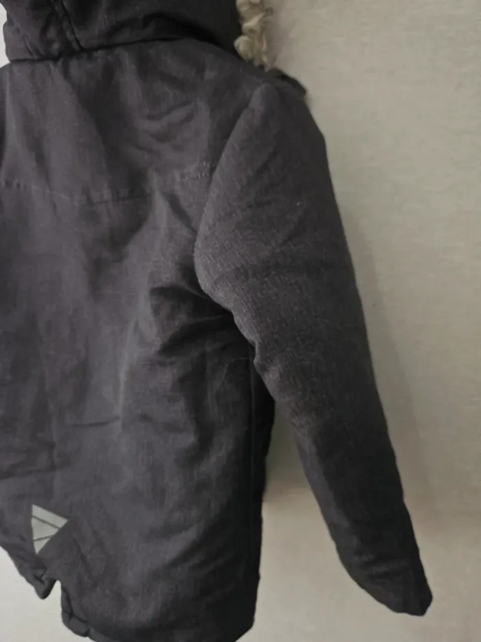 Parka gris 36 mois mes petits cailloux - photo numéro 7