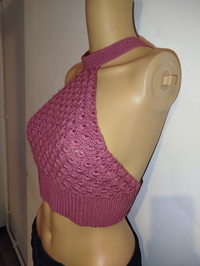 Top au crochet p - photo numéro 3