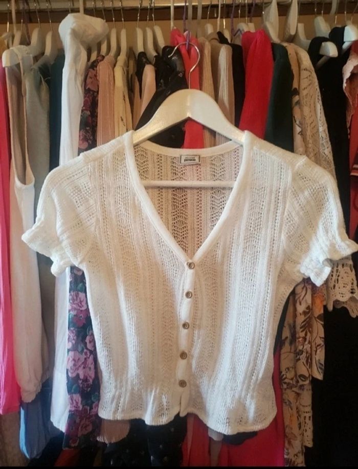 Haut en maille manche courte - photo numéro 2