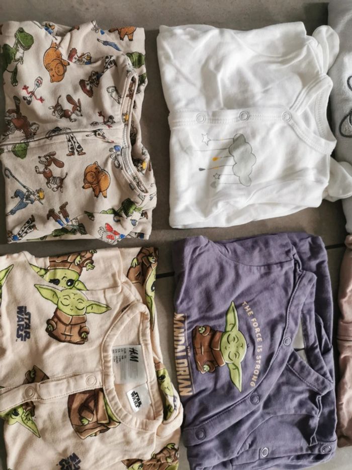 Lot de 8 pyjamas naissance 1 mois - photo numéro 2