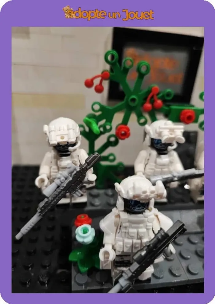 🚁 Lot de 6 figurines militaires 🔫 LM24 🪖Forces Spéciales - type Lego - photo numéro 5