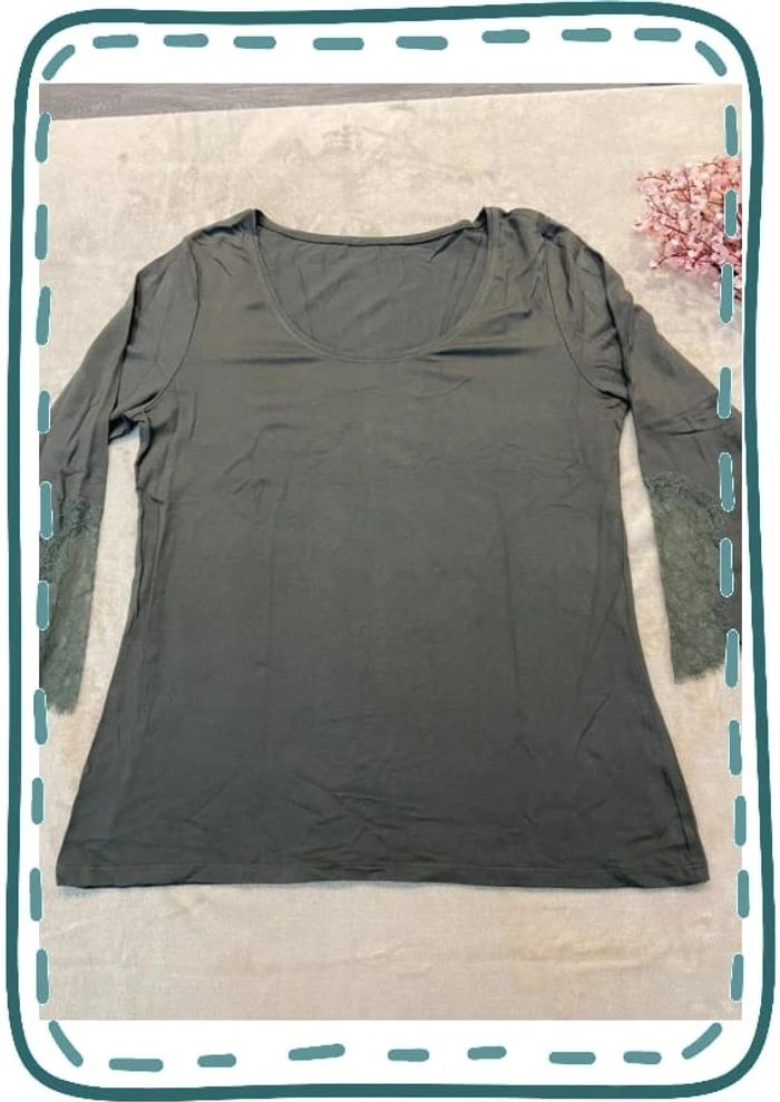 Haut manches 3/4 femme XL - photo numéro 2