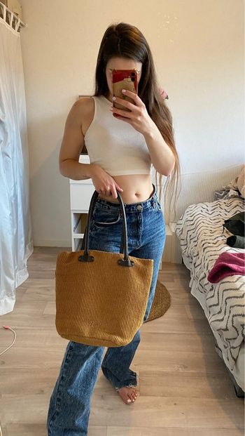 Sac à main ou de plage en jute